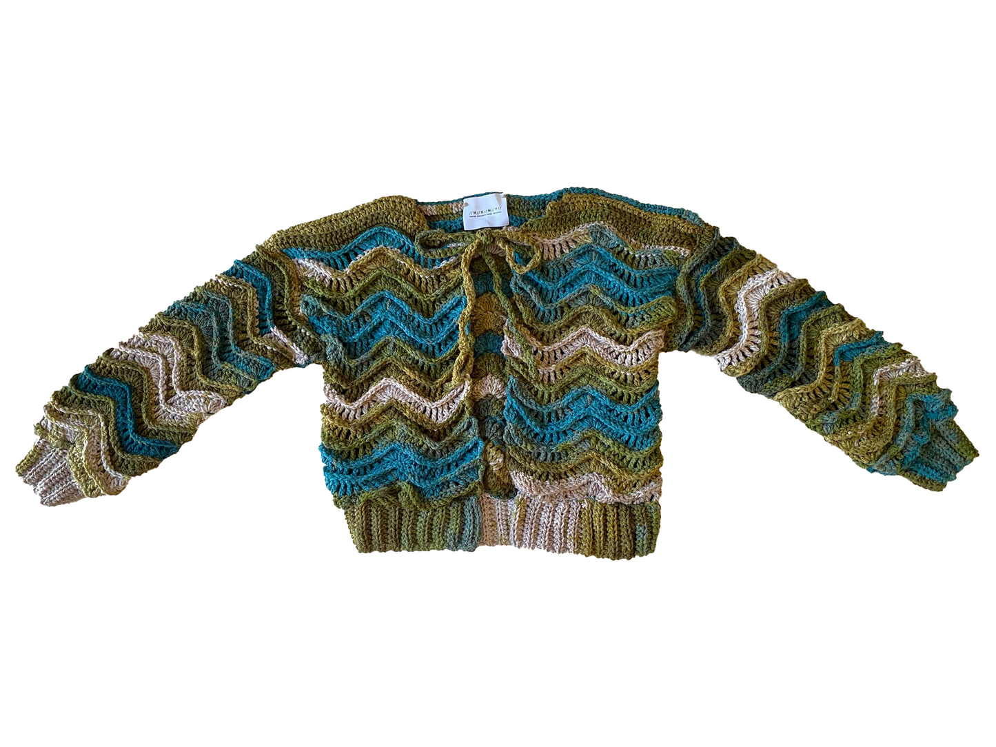 Wavy Forest Cardigan