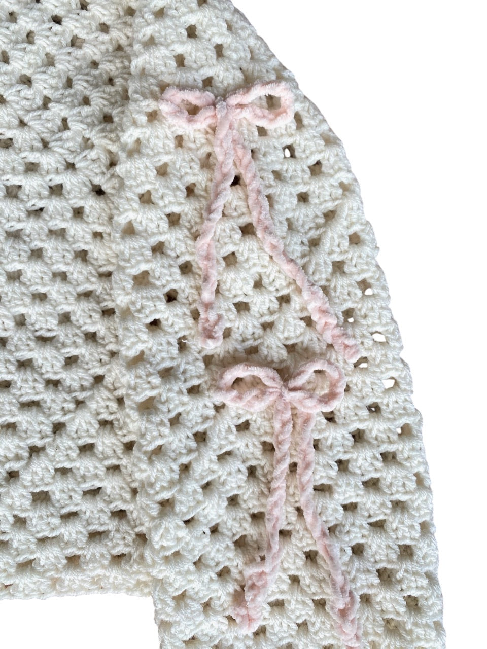 Bows Sweater in Pink Salt