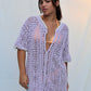 Basket Coverup in Lavender