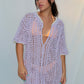 Basket Coverup in Lavender