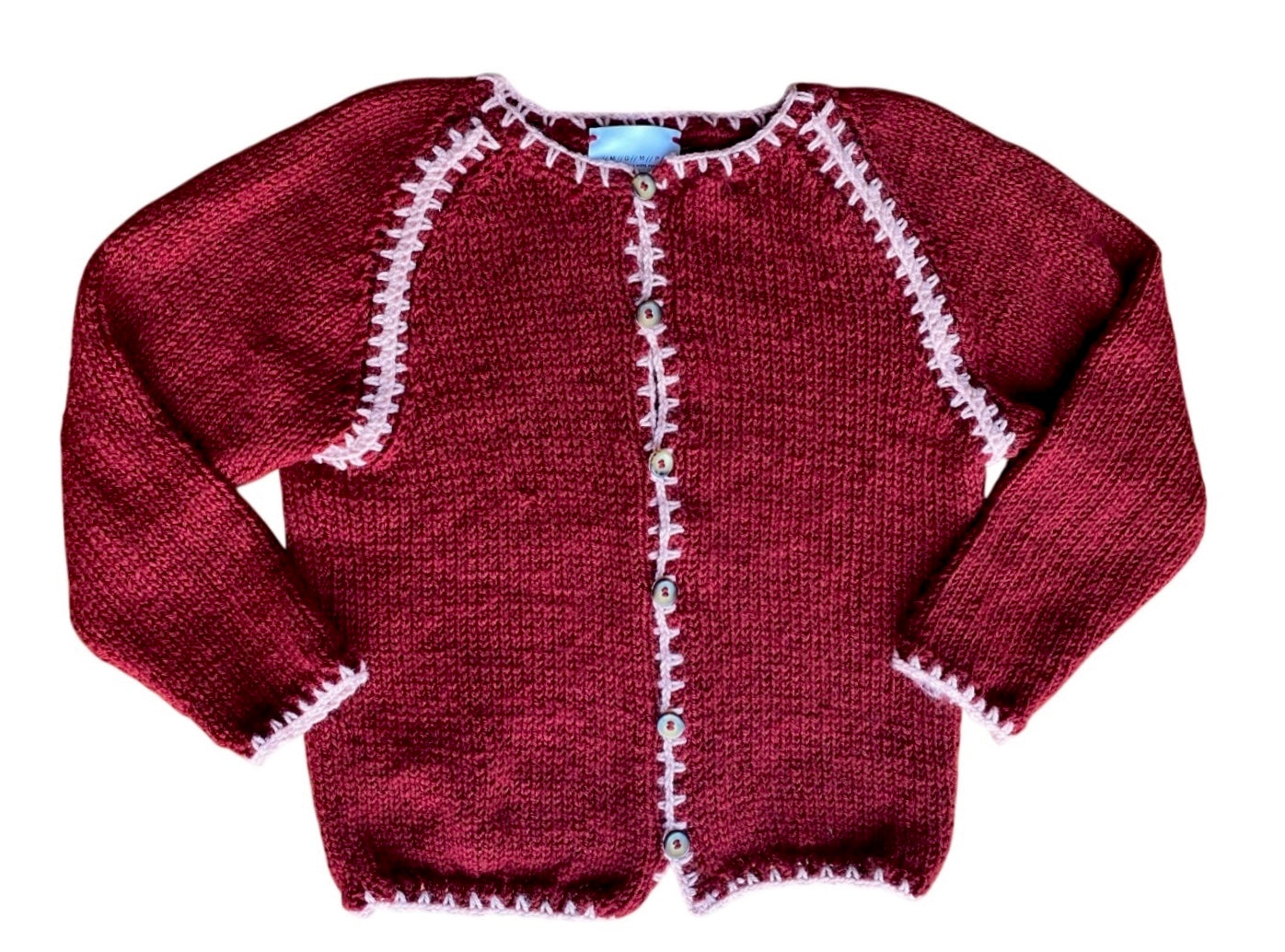 Cottage Cardigan in Beetroot