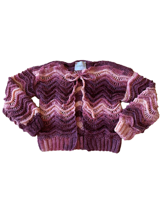 Wavy Onion Cardigan