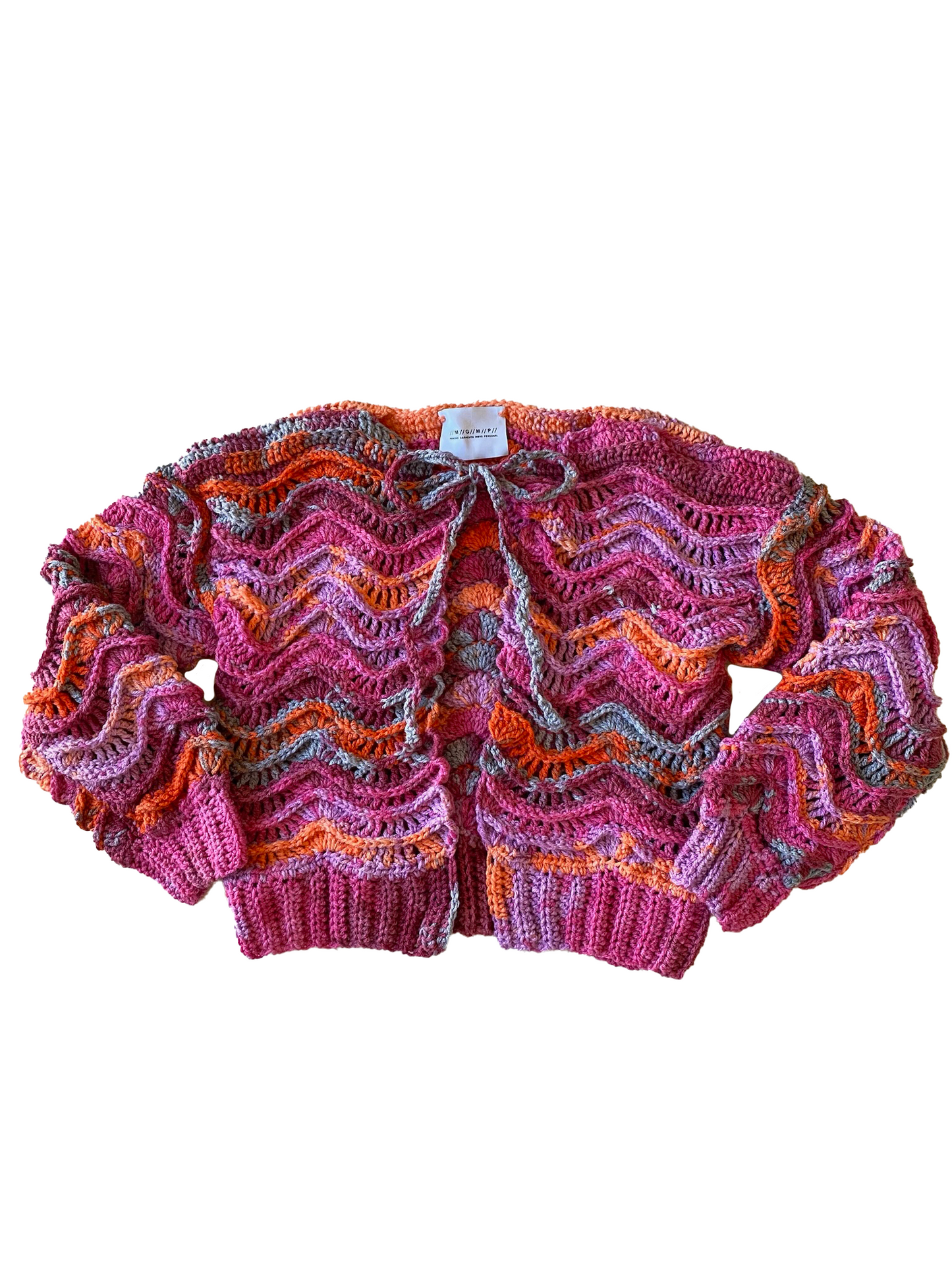 Wavy Punch Cardigan