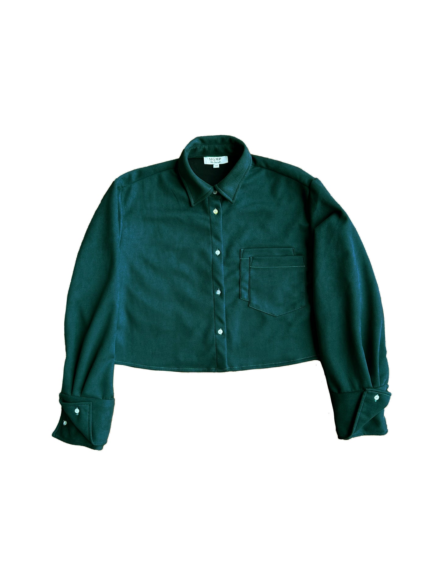 Suede Shirt in Pine