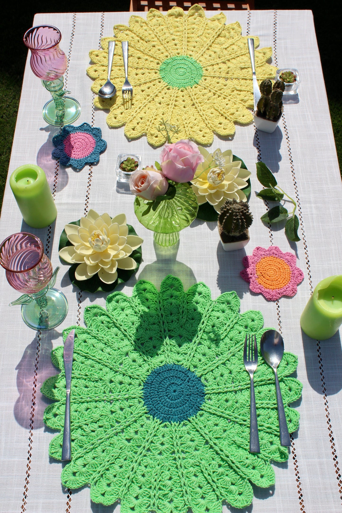 Daisy Placemats Mixed