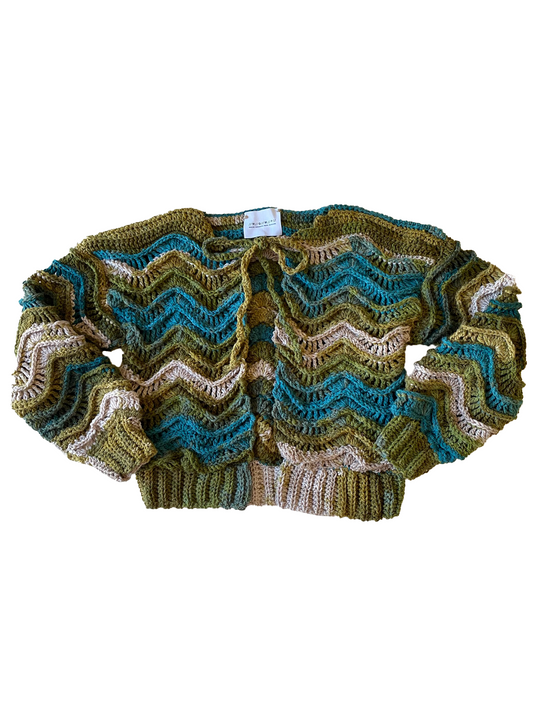 Wavy Forest Cardigan