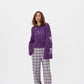 Checkered Pants in Lavender Honey