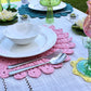 Daisy Placemats in Rose